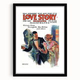 Vintage Magazine Cover Art – Love Story Classic Romance Print