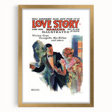 Vintage Magazine Cover Art – Love Story Classic Romance Print