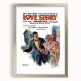 Vintage Magazine Cover Art – Love Story Classic Romance Print