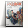 Vintage Magazine Cover Art – Love Story Classic Romance Print
