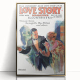 Vintage Magazine Cover Art – Love Story Classic Romance Print