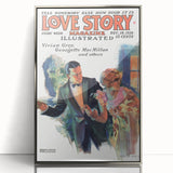 Vintage Magazine Cover Art – Love Story Classic Romance Print