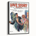Vintage Magazine Cover Art – Love Story Classic Romance Print