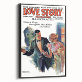 Vintage Magazine Cover Art – Love Story Classic Romance Print