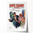 Vintage Magazine Cover Art – Love Story Classic Romance Print