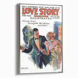 Vintage Magazine Cover Art – Love Story Classic Romance Print