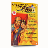 Vintage Magazine Cover Art – The Magic Carpet Retro Print