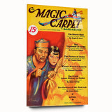 Vintage Magazine Cover Art – The Magic Carpet Retro Print