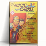 Vintage Magazine Cover Art – The Magic Carpet Retro Print