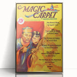 Vintage Magazine Cover Art – The Magic Carpet Retro Print