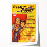 Vintage Magazine Cover Art – The Magic Carpet Retro Print