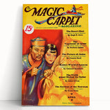 Vintage Magazine Cover Art – The Magic Carpet Retro Print