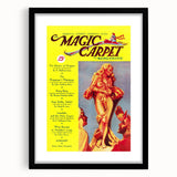 Vintage Magazine Cover Art – The Magic Carpet Retro Print-2