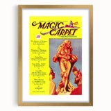Vintage Magazine Cover Art – The Magic Carpet Retro Print-2