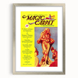 Vintage Magazine Cover Art – The Magic Carpet Retro Print-2
