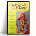 Vintage Magazine Cover Art – The Magic Carpet Retro Print-2