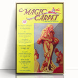 Vintage Magazine Cover Art – The Magic Carpet Retro Print-2