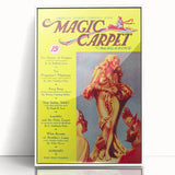 Vintage Magazine Cover Art – The Magic Carpet Retro Print-2