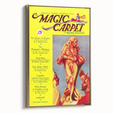 Vintage Magazine Cover Art – The Magic Carpet Retro Print-2