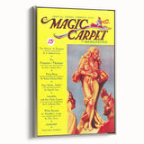 Vintage Magazine Cover Art – The Magic Carpet Retro Print-2