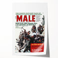 Vintage Magazine Cover Art – Male Adventure WWII Cover Print