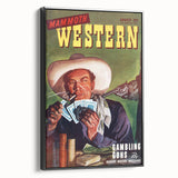 Vintage Magazine Cover Art – Mammoth Western Gambling Print
