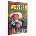 Vintage Magazine Cover Art – Mammoth Western Gambling Print