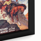 Vintage Magazine Cover Art – Mammoth Western Cowboy Print