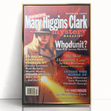Classic Mary Higgins Clark Mystery Magazine Cover Art