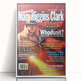 Classic Mary Higgins Clark Mystery Magazine Cover Art