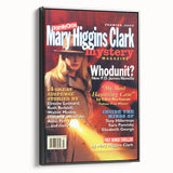 Classic Mary Higgins Clark Mystery Magazine Cover Art