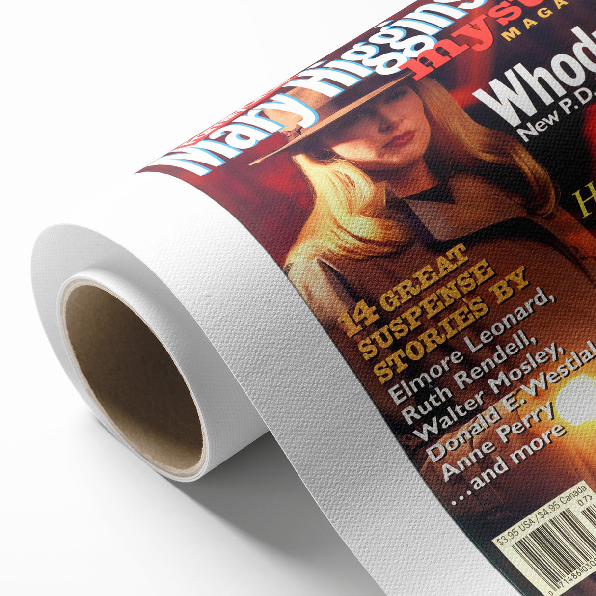 Classic Mary Higgins Clark Mystery Magazine Cover Art