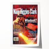 Classic Mary Higgins Clark Mystery Magazine Cover Art