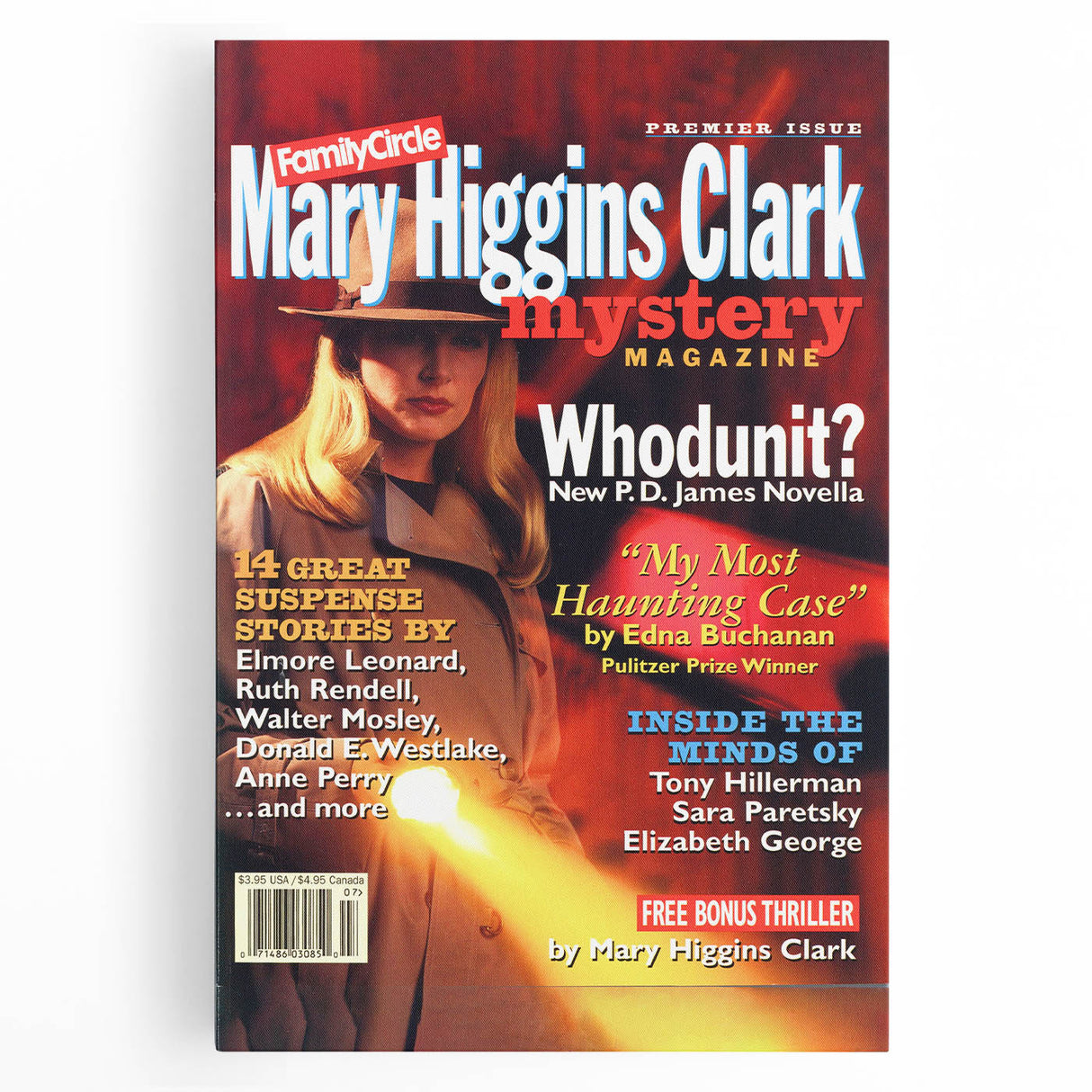 Classic Mary Higgins Clark Mystery Magazine Cover Art