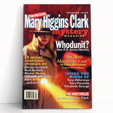 Classic Mary Higgins Clark Mystery Magazine Cover Art