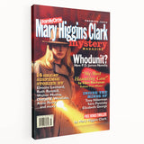 Classic Mary Higgins Clark Mystery Magazine Cover Art