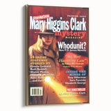 Classic Mary Higgins Clark Mystery Magazine Cover Art
