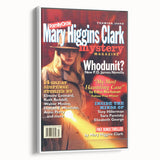 Classic Mary Higgins Clark Mystery Magazine Cover Art