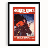 Classic Masked Rider Western Magazine Cover Art