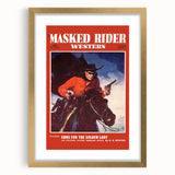 Classic Masked Rider Western Magazine Cover Art