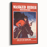 Classic Masked Rider Western Magazine Cover Art