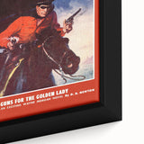 Classic Masked Rider Western Magazine Cover Art