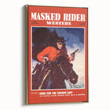 Classic Masked Rider Western Magazine Cover Art