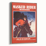 Classic Masked Rider Western Magazine Cover Art