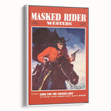 Classic Masked Rider Western Magazine Cover Art