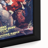 Vintage Magazine Cover Art – Masked Rider Western Retro Print