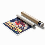 Vintage Magazine Cover Art – Masked Rider Western Retro Print