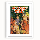 Vintage Magazine Cover Art – Mystery Tales Retro Print