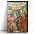 Vintage Magazine Cover Art – Mystery Tales Retro Print