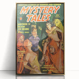Vintage Magazine Cover Art – Mystery Tales Retro Print